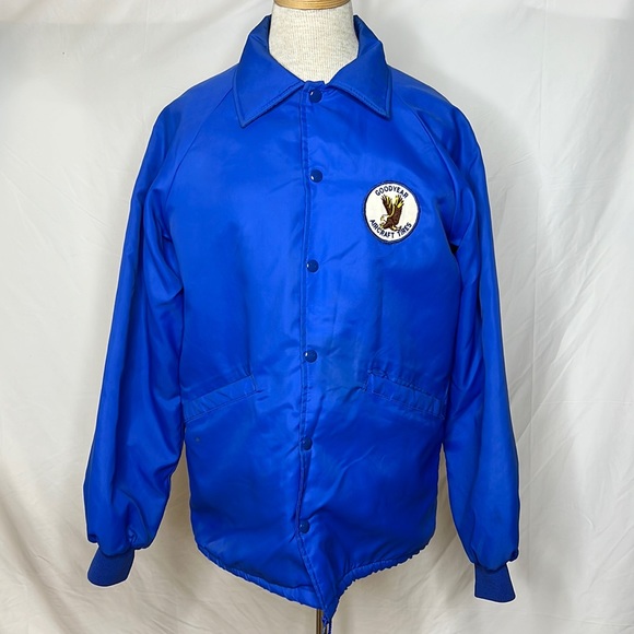 🔹 Vintage Hartwell Jacket with Goodyear Aircraft Tires Patch - Picture 1 of 4
